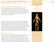 Tablet Screenshot of amyotrophelateralsklerose.de